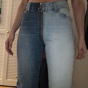 Two Tone Revice Jeans